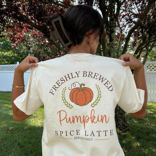 Freshly Brewed PSL (Back Print)