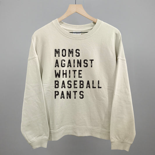 Moms Against White Baseball Pants