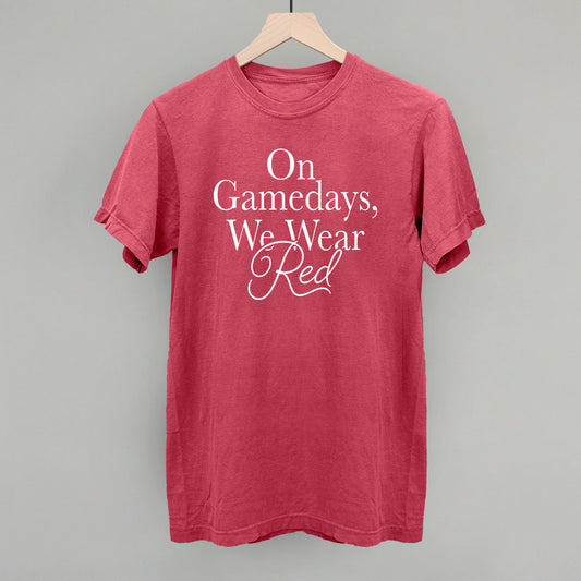 On Gamedays, We Wear Red