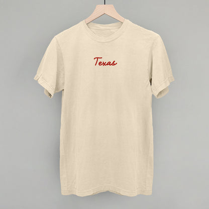 Texas Script (Red)