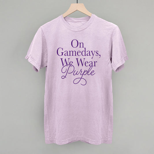 On Gamedays, We Wear Purple
