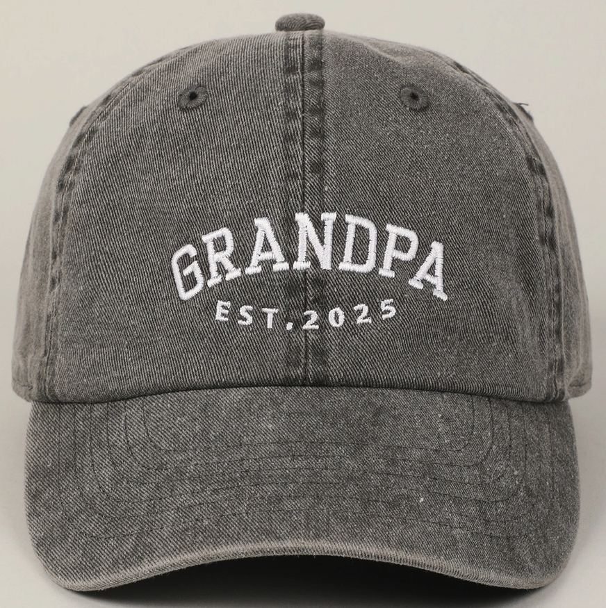 Grandpa Est. 2025 Hat