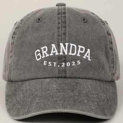 Grandpa Est. 2025 Hat