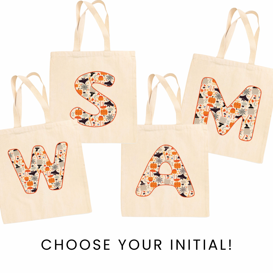 Halloween Letter Tote Bag