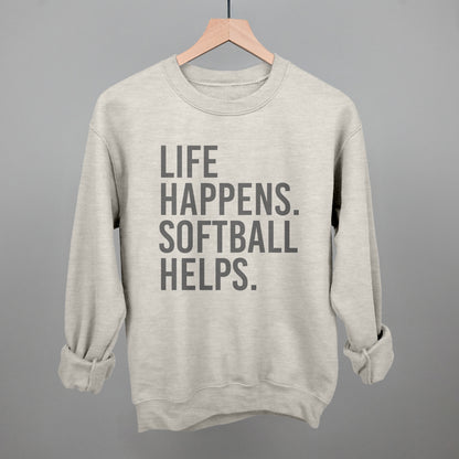 Life Happens. Softball Helps.