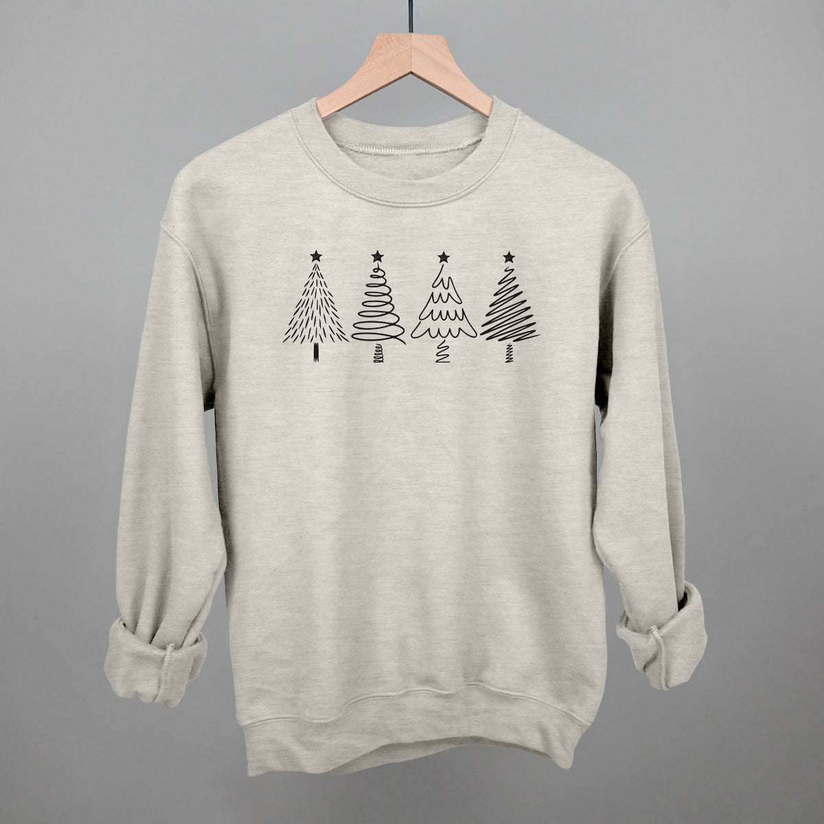 Christmas Tree Doodles (Black)