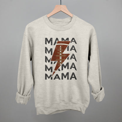 Mama Football Lightning Bolt