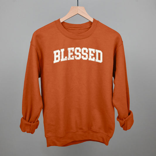 Blessed Distressed Collegiate