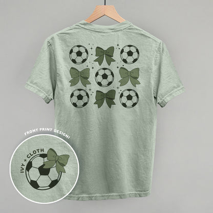 Soccer Balls And Bows (Back Print)