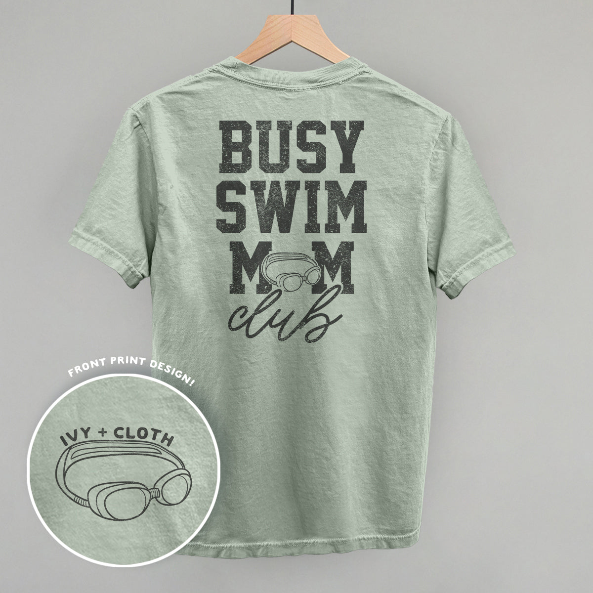 Busy Swim Mom Club (Back Print)