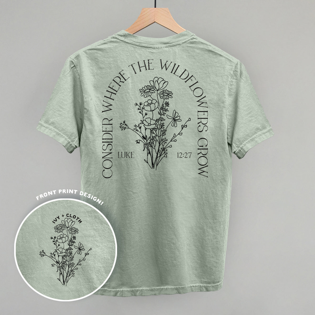 Consider Where The Wildflowers Grow (Back Print)