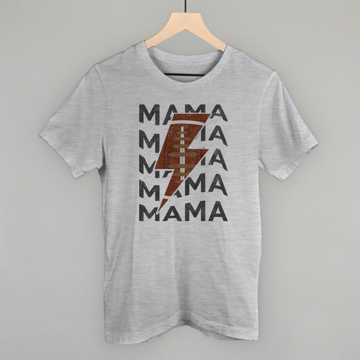 Mama Football Lightning Bolt