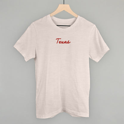 Texas Script (Red)