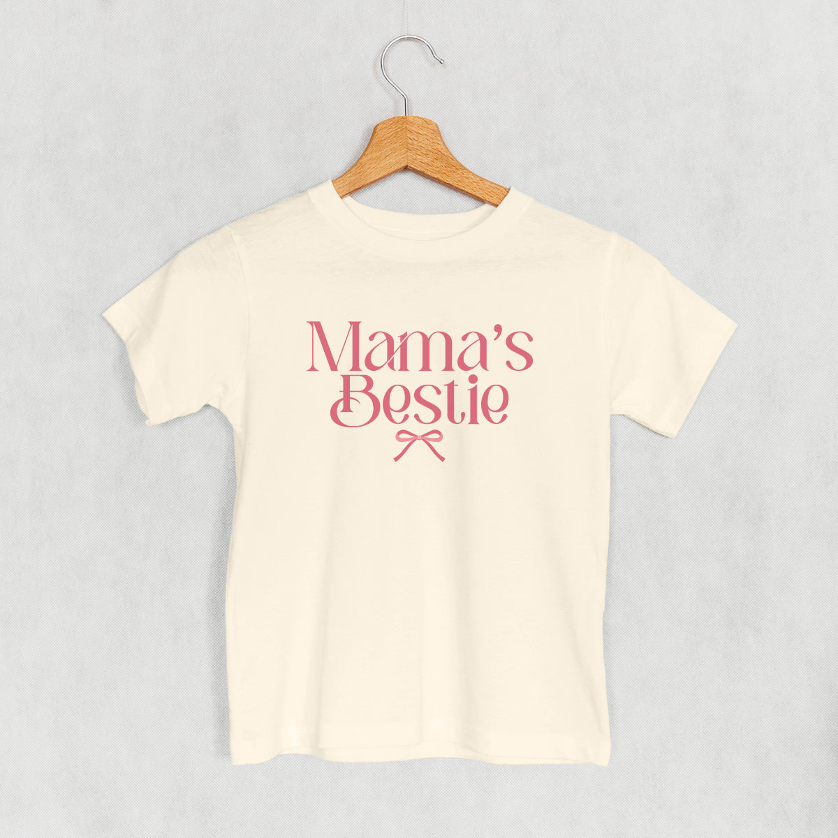 Mama's Bestie Pink Bow (Kids)