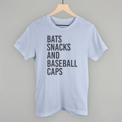 Bats, Snacks, And Baseball Caps