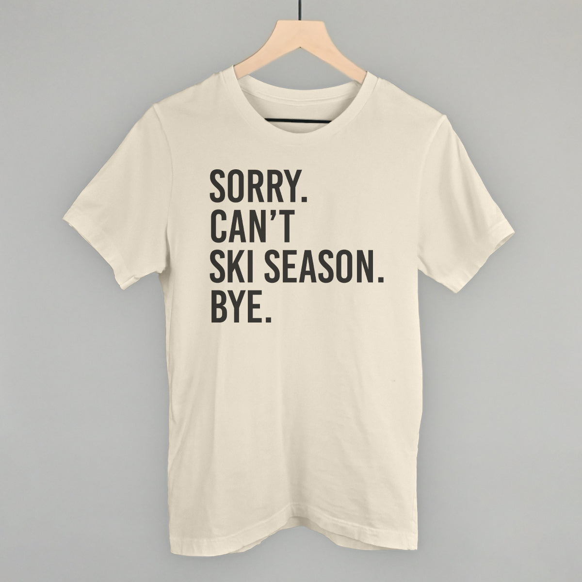 Sorry Can't Ski Season Bye