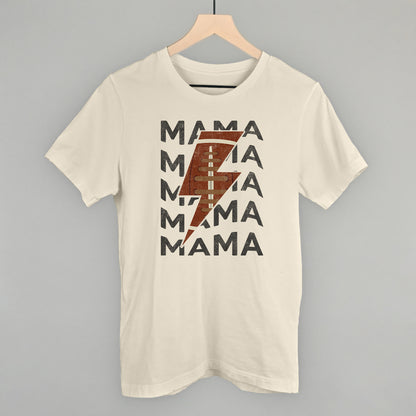 Mama Football Lightning Bolt