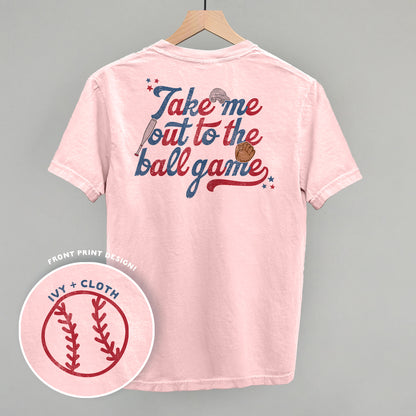 Take Me Out To The Ballgame Retro (Back Print)