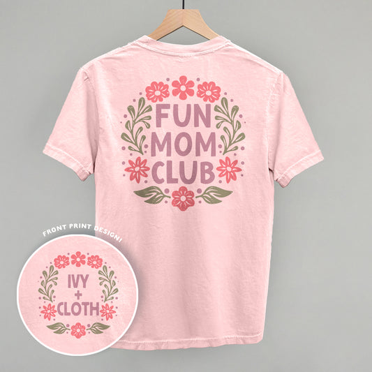 Fun Mom Club Floral (Back Print)