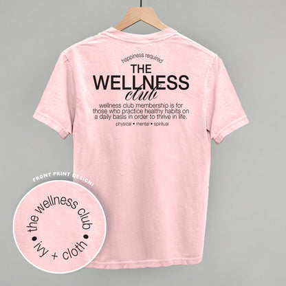 The Wellness Club Black (Back Print)