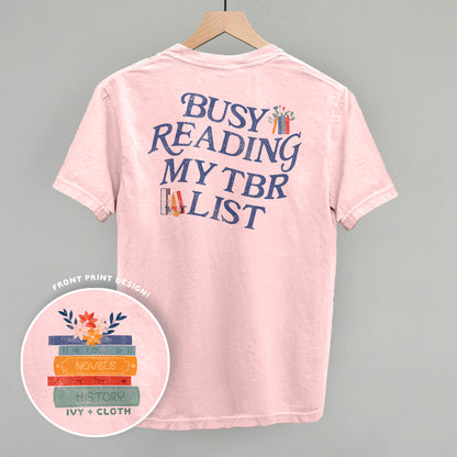 Busy Reading My TBR List (Back Print)