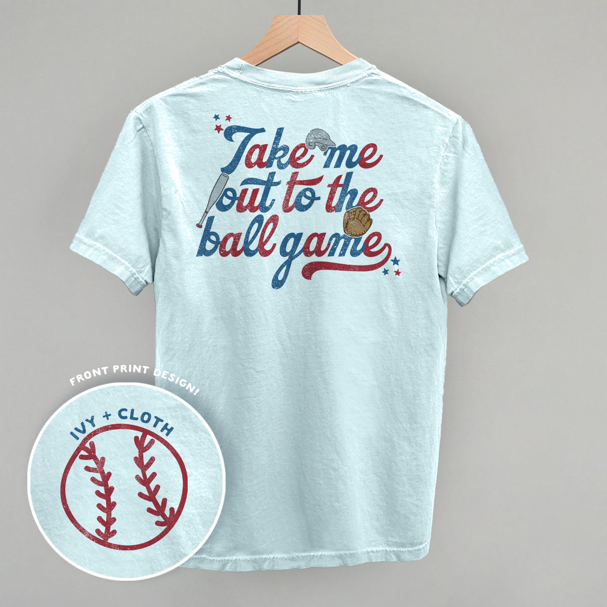 Take Me Out To The Ballgame Retro (Back Print)