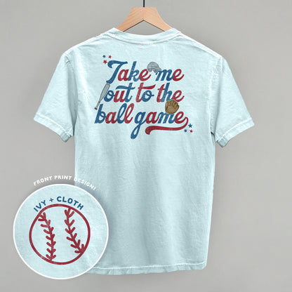 Take Me Out To The Ballgame Retro (Back Print)