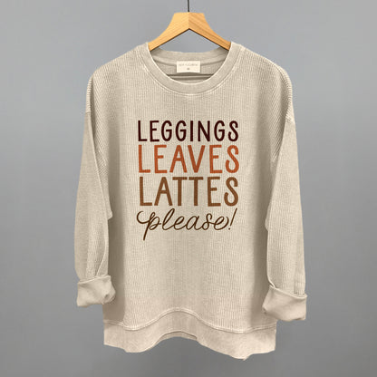 Leggings, Leaves, Lattes Please!