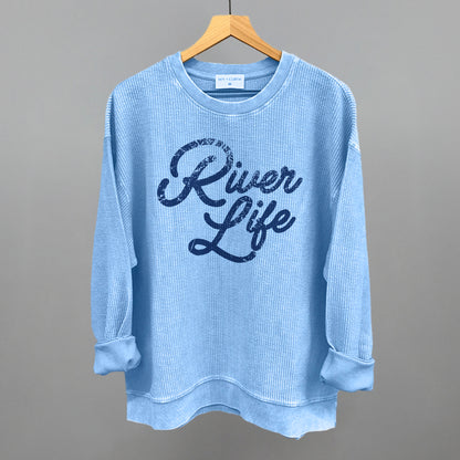 River Life (Distressed Script)