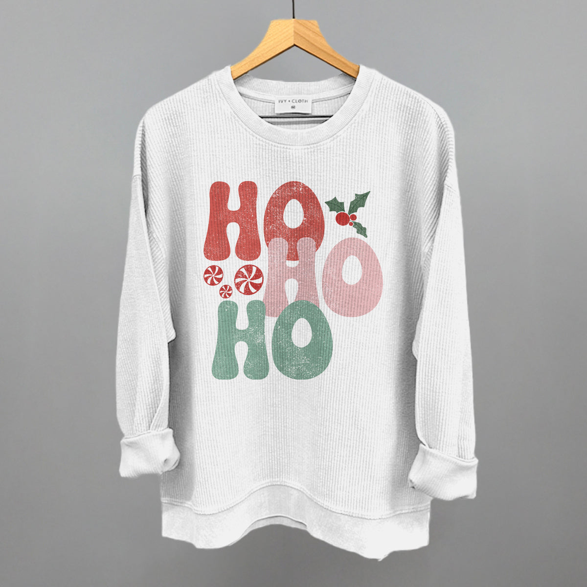 Ho Ho Ho (Pastel Distressed)