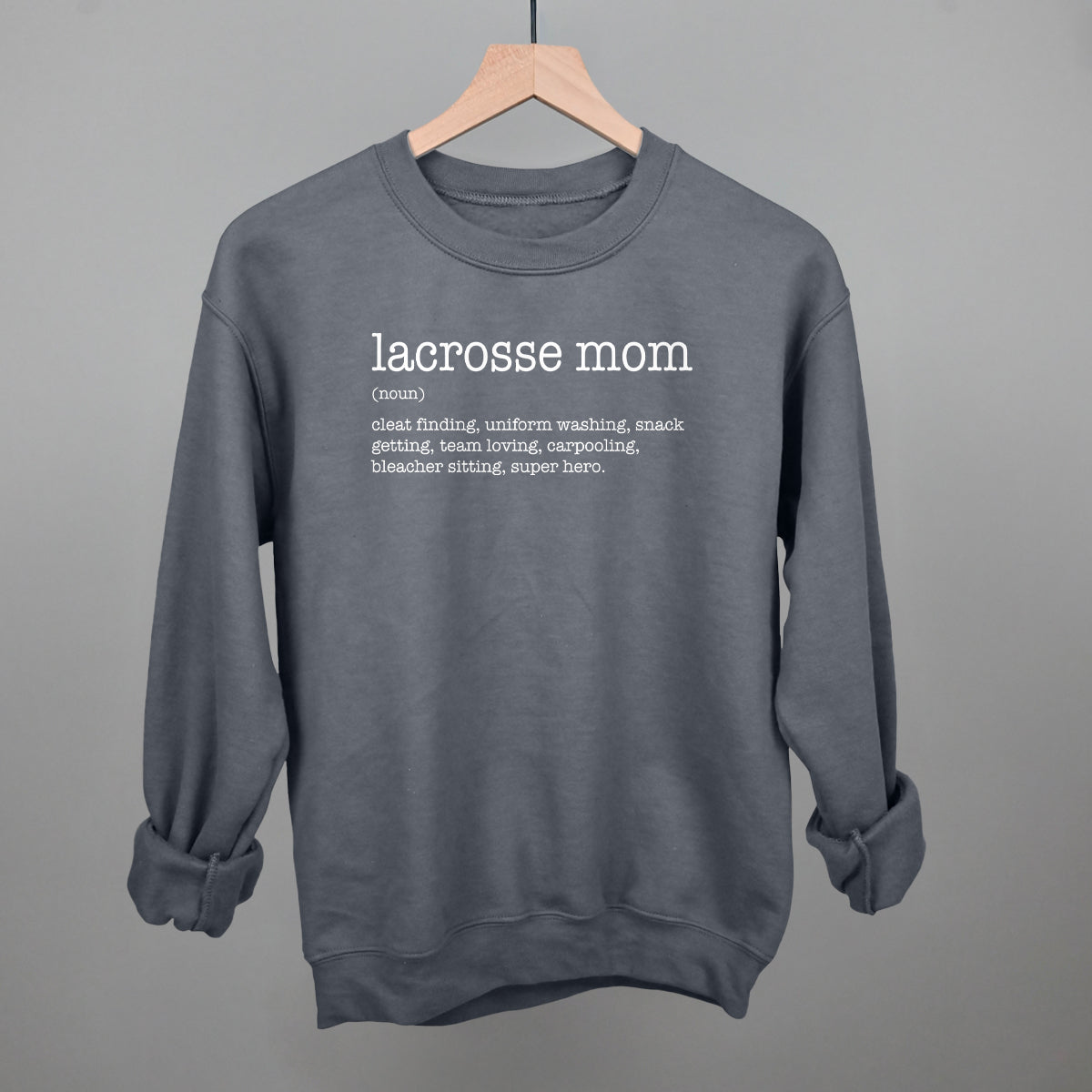 Lacrosse shop mom sweatshirt