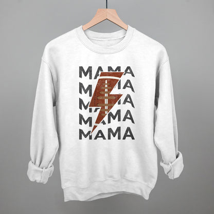 Mama Football Lightning Bolt