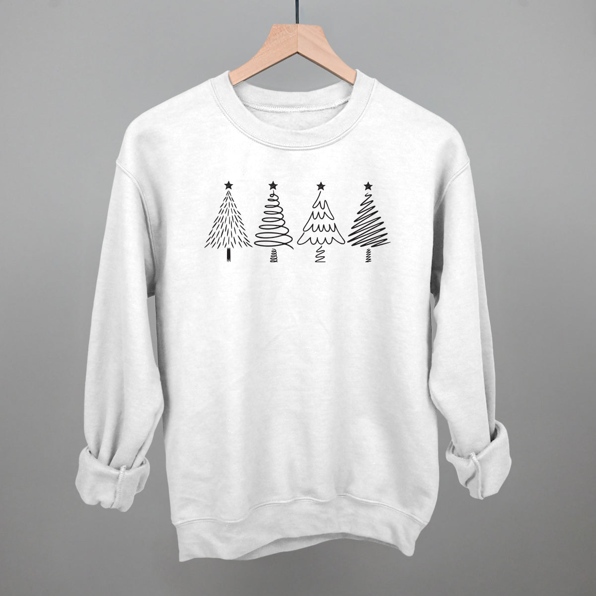 Christmas Tree Doodles (Black)