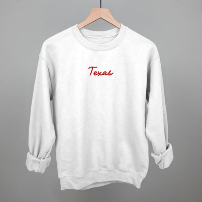 Texas Script (Red)