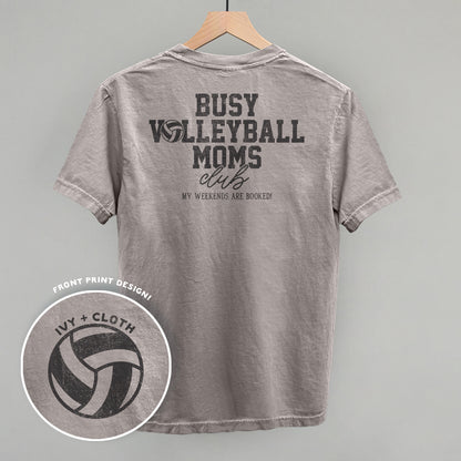 Busy Volleyball Moms Club (Back Print)