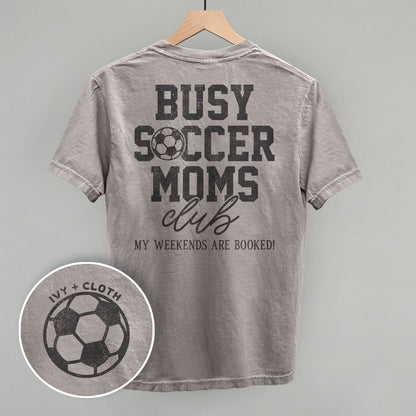 Busy Soccer Moms Club (Back Print)