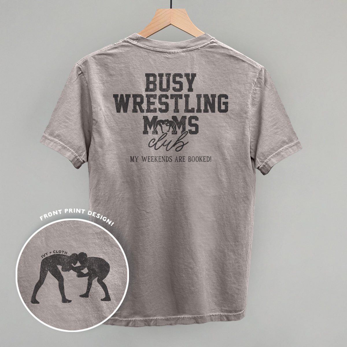 Busy Wrestling Moms Club (Back Print)