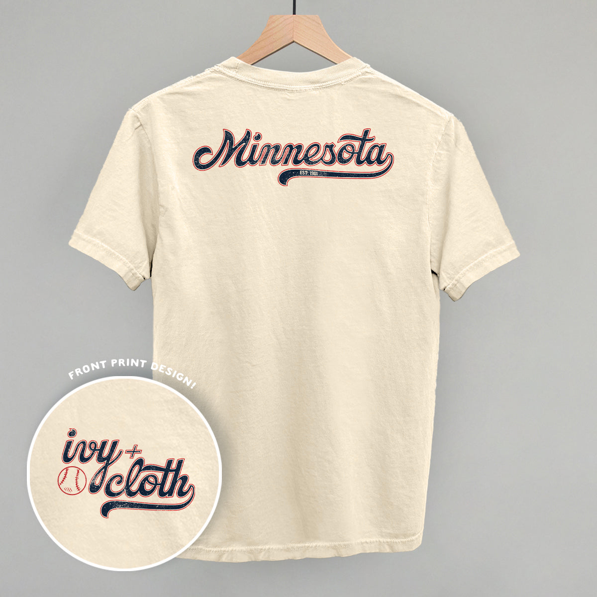 Minnesota Baseball (Back Print)