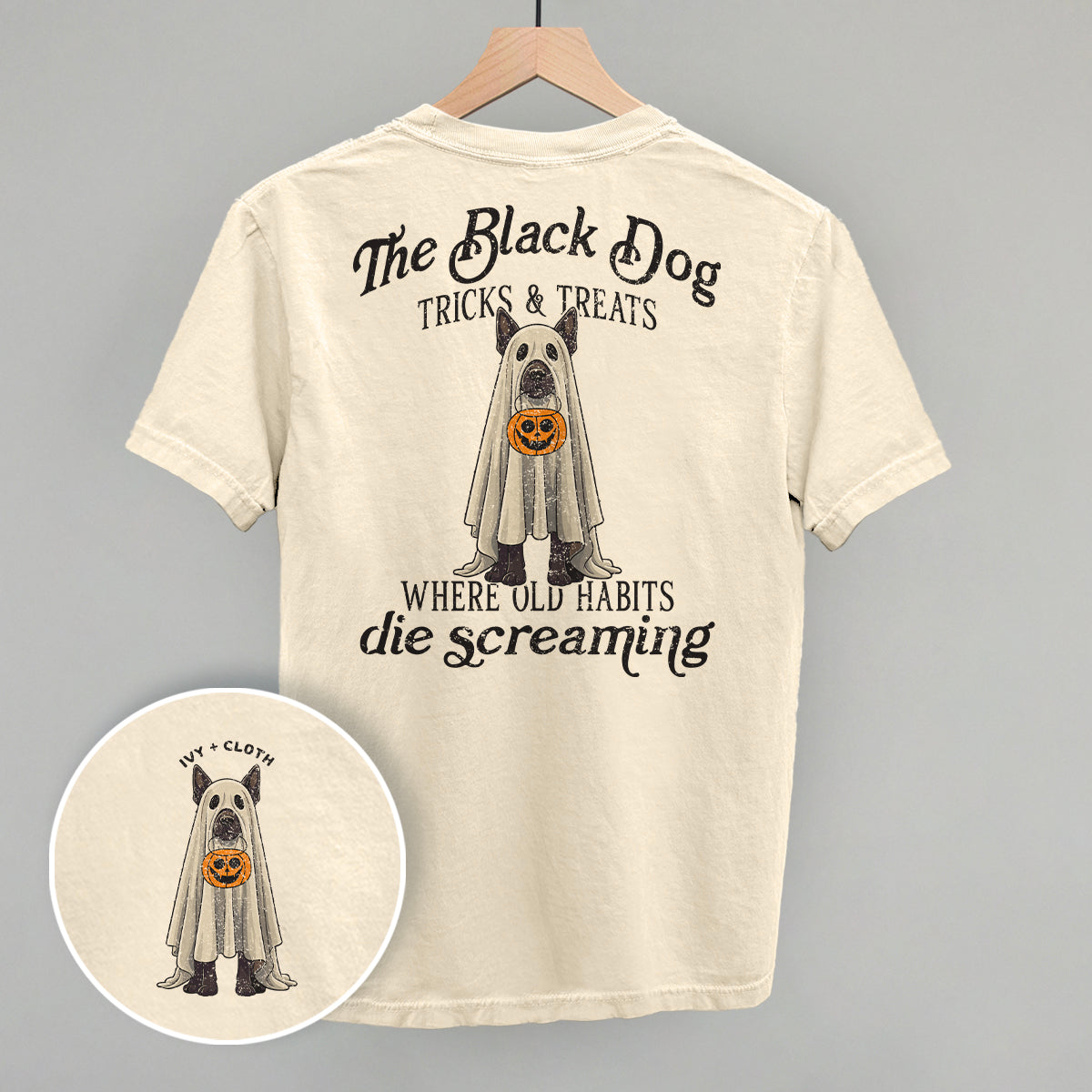 The Black Dog Tricks and Treats (Back Print)