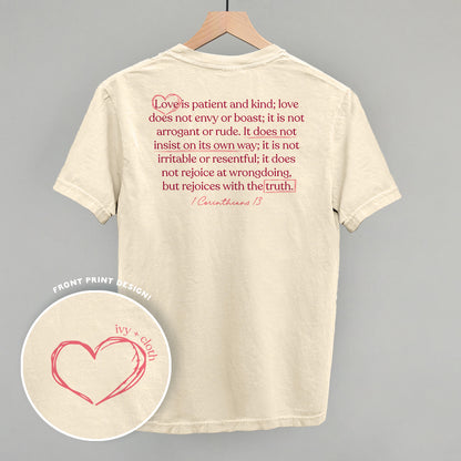 Love Is Patient And Kind (Back Print)