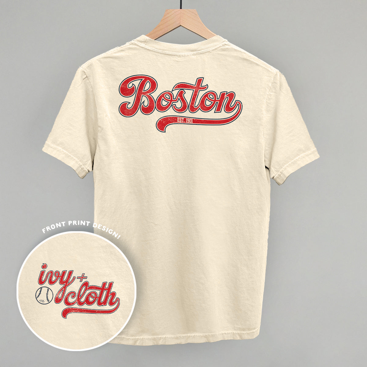 Boston Baseball (Back Print)