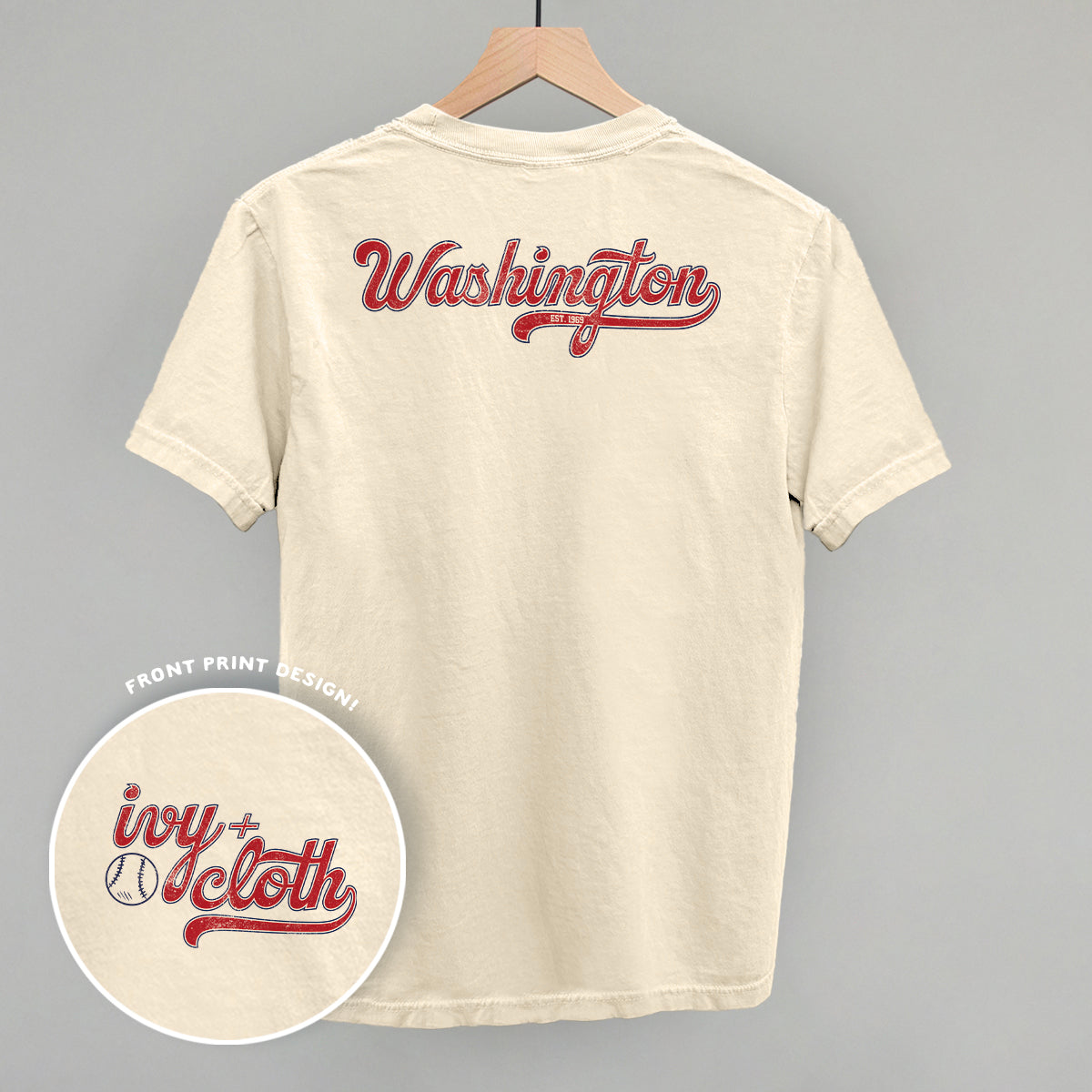 Washington Baseball (Back Print)