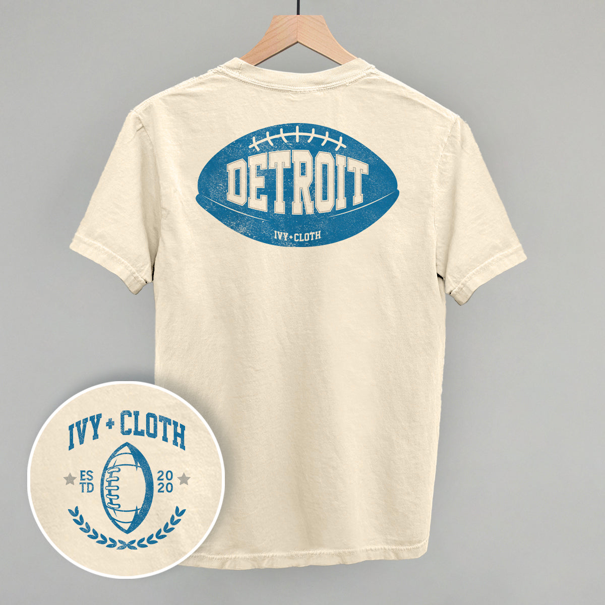 Detroit Football (Back Print)