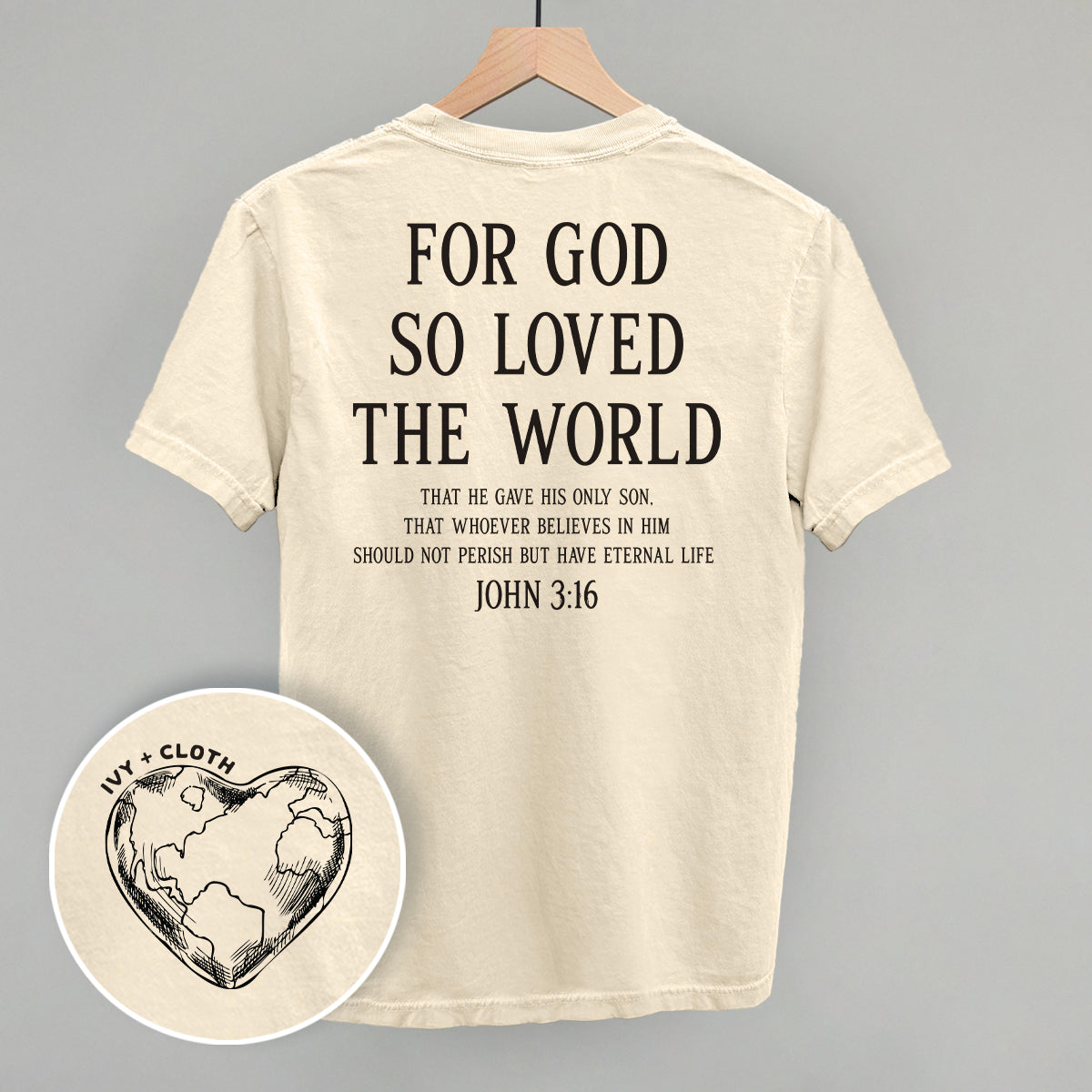 For God So Loved The World (Back Print)