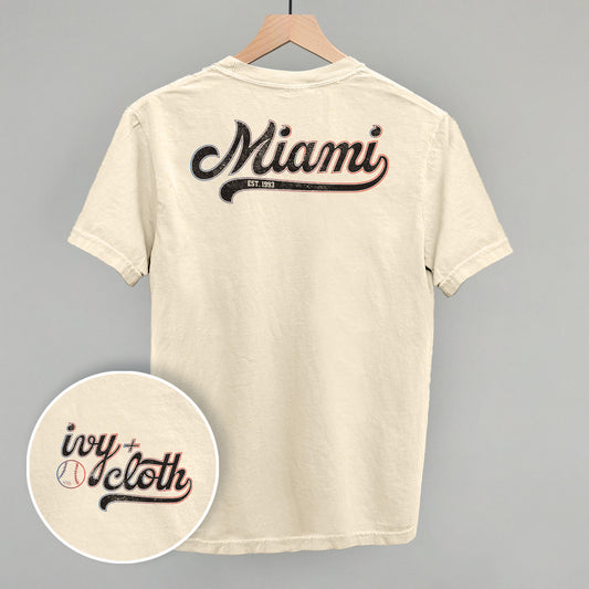 Miami Baseball (Back Print)