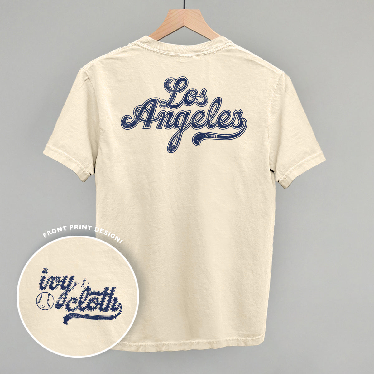 Los Angeles Baseball (Blue) (Back Print)