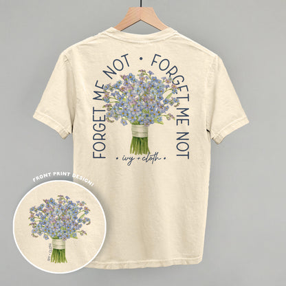 Forget Me Not Bouquet (Back Print)