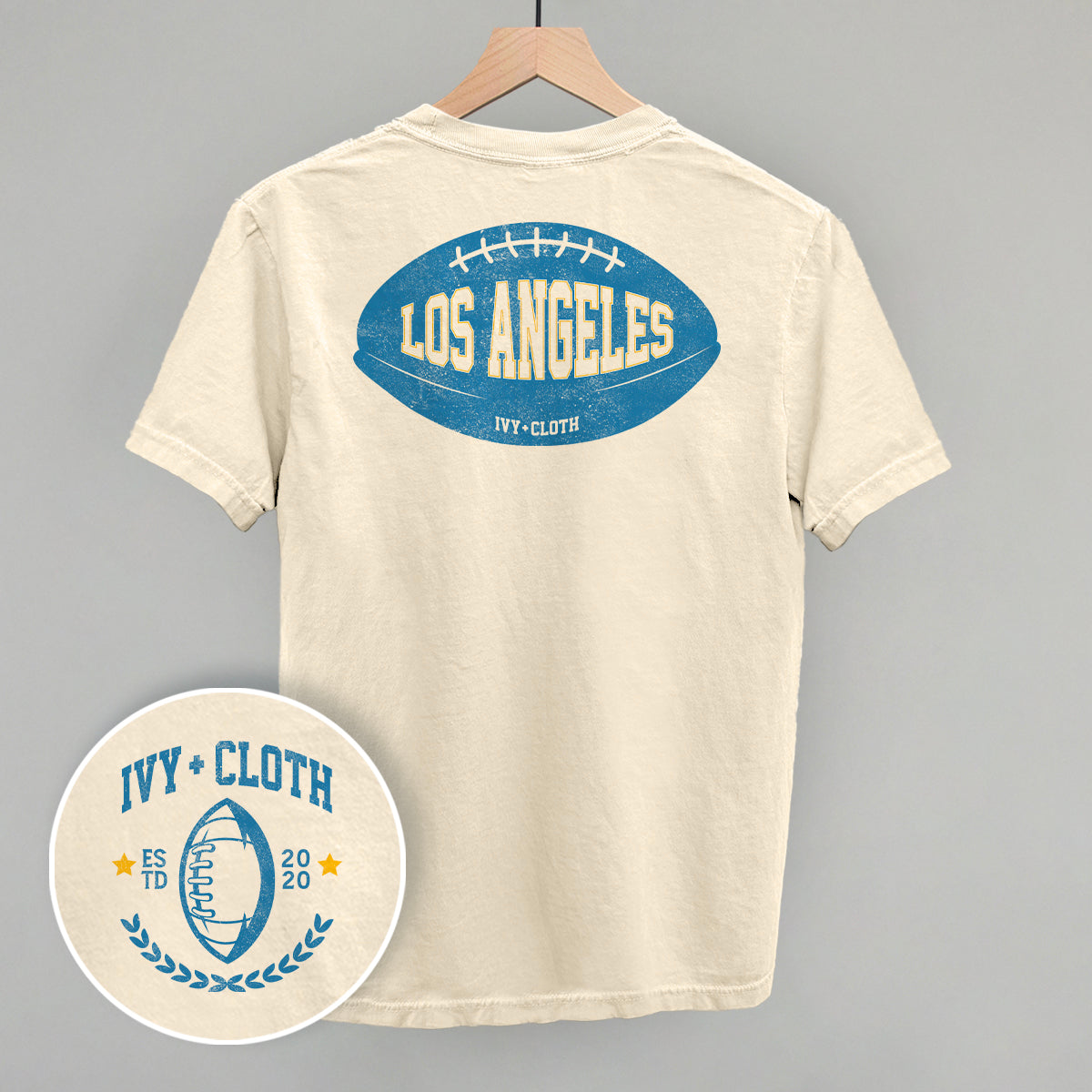 Los Angeles Football (Light Blue) (Back Print)