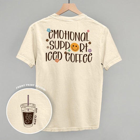 Emotional Support Iced Coffee (Back Print)