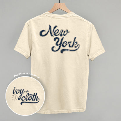 New York Baseball (Navy/Grey) (Back Print)